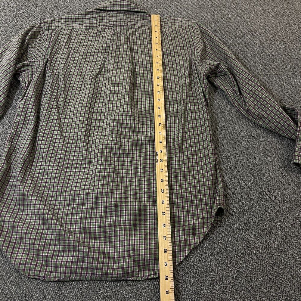 Polo Ralph Lauren Shirt Medium M Long Sleeve Classic Fit Plaid - Picture 8 of 12